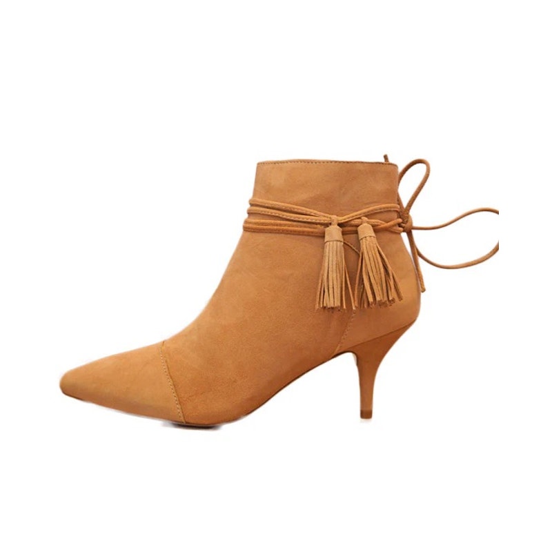 Loeffler Randall Ange Bootie - Almond Size 9.5 Original Price 425$ Sale 239$